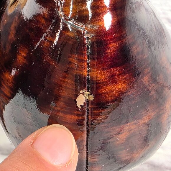 Cole Haan Womens Carma Peep Toe Heels Sz 8 B Patent Leather Tortoise Air Sole - Picture 7 of 14